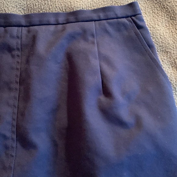 Talbots Petites navy pencil skirt with pockets size 4 - Picture 2 of 8